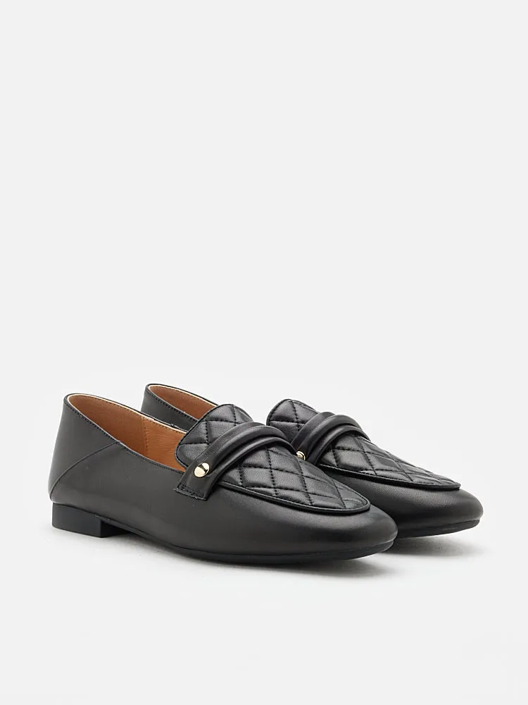 Sandra Quilted Loafers