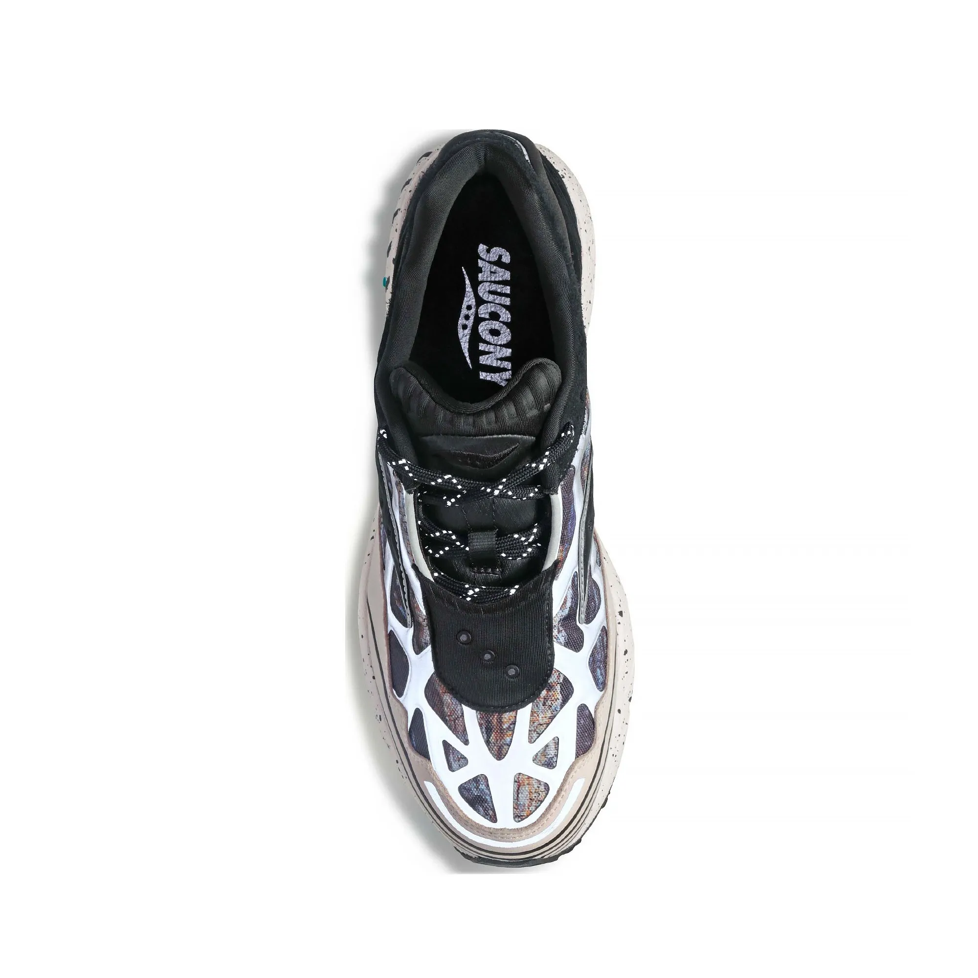 Saucony Mens Grid Web Shoes Grey