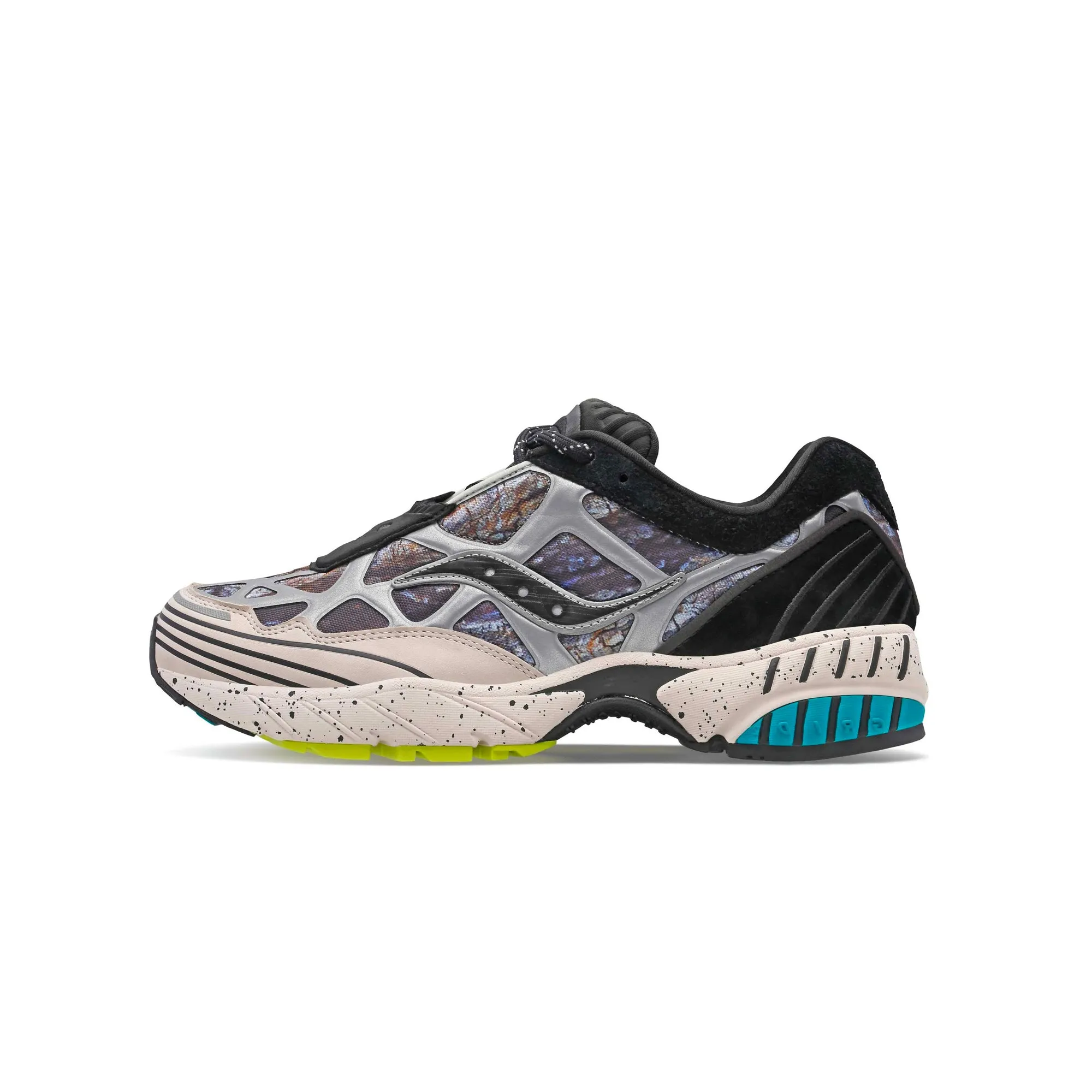 Saucony Mens Grid Web Shoes Grey
