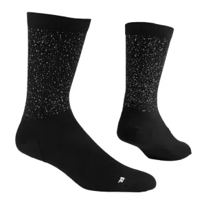 SAYSKY Reflective Combat High Socks Black Universe