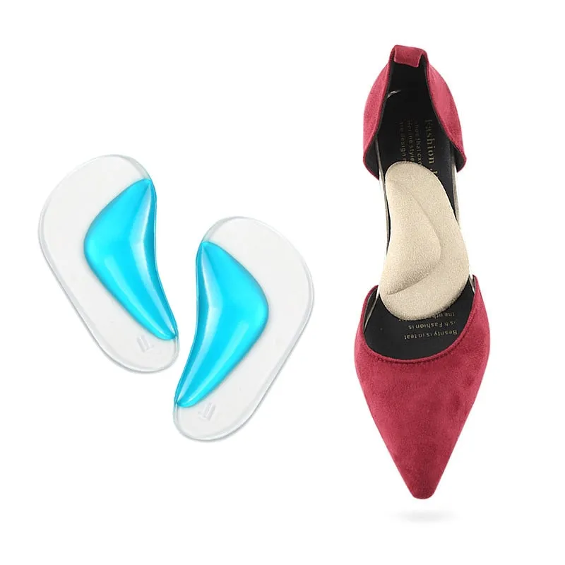 Silicone Gel Insoles for Shoes Anti Slip Cushion Pad Insoles Inserts High Heel Insole for Shoe Inserts Pads Relief Pain