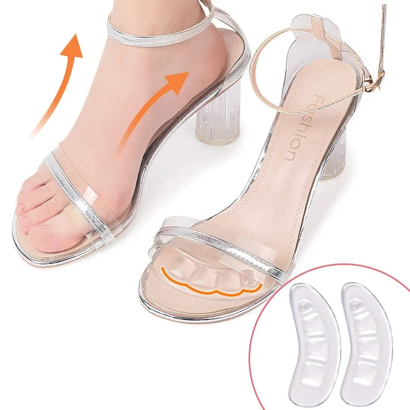 Silicone Gel Insoles for Shoes Anti Slip Cushion Pad Insoles Inserts High Heel Insole for Shoe Inserts Pads Relief Pain