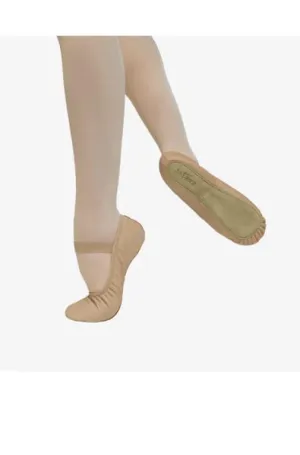 So Danca SD69L Adult Brittany Sand Leather Full Sole Ballet Slipper
