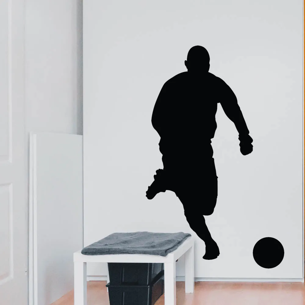 Soccer Silhouette I Wall Decal (5 Sizes Available)