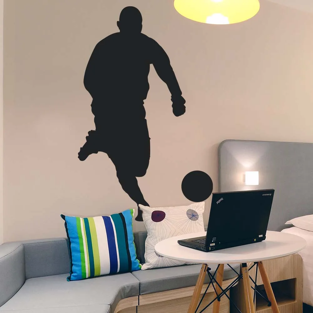 Soccer Silhouette I Wall Decal (5 Sizes Available)