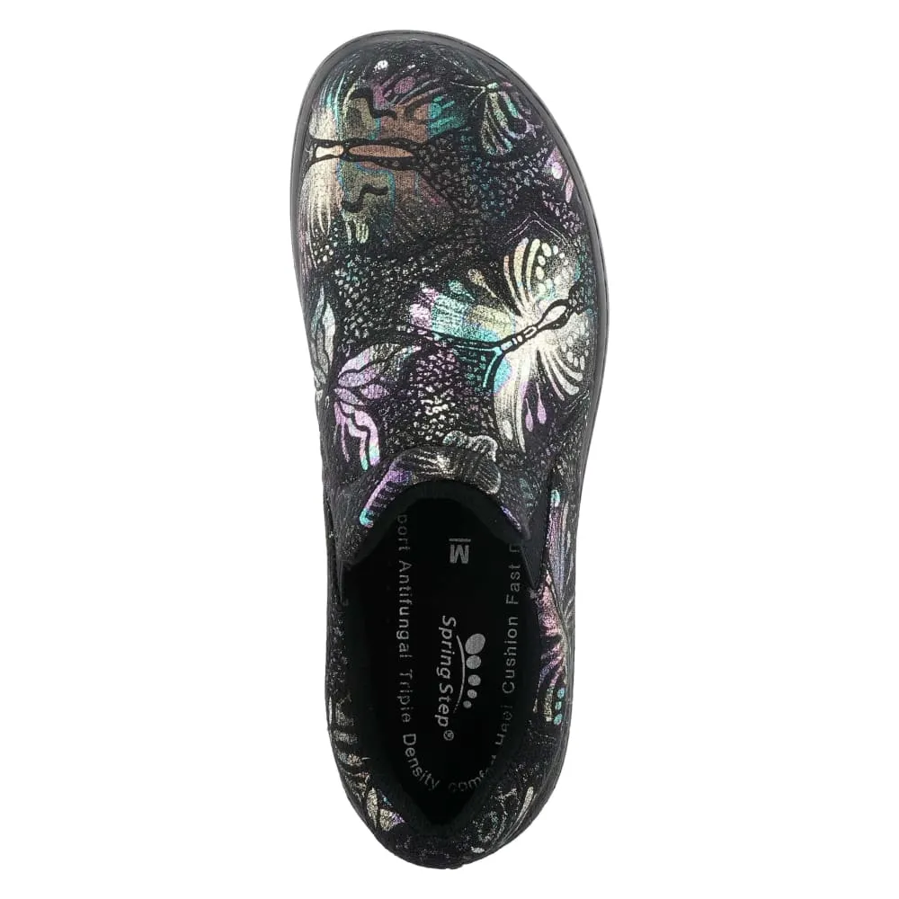 Spring Step Shoes Winfrey Flutter Women's Slip On Black Multi
