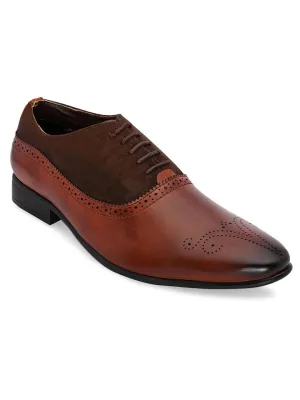 Stocks Brown Formal Oxford Shoes