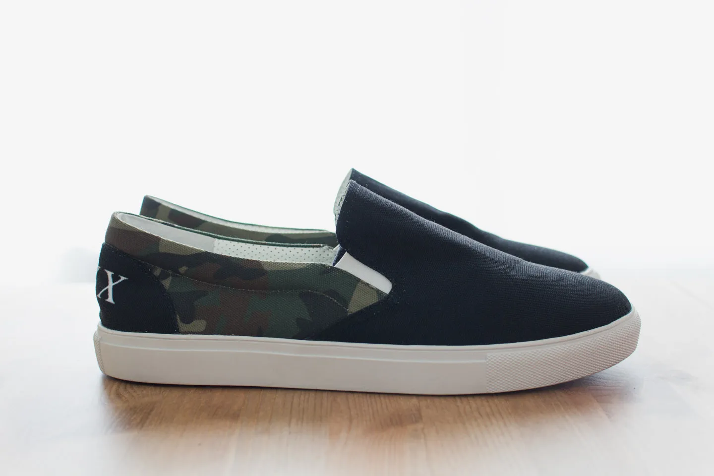 Straight Edge Camo Slip On
