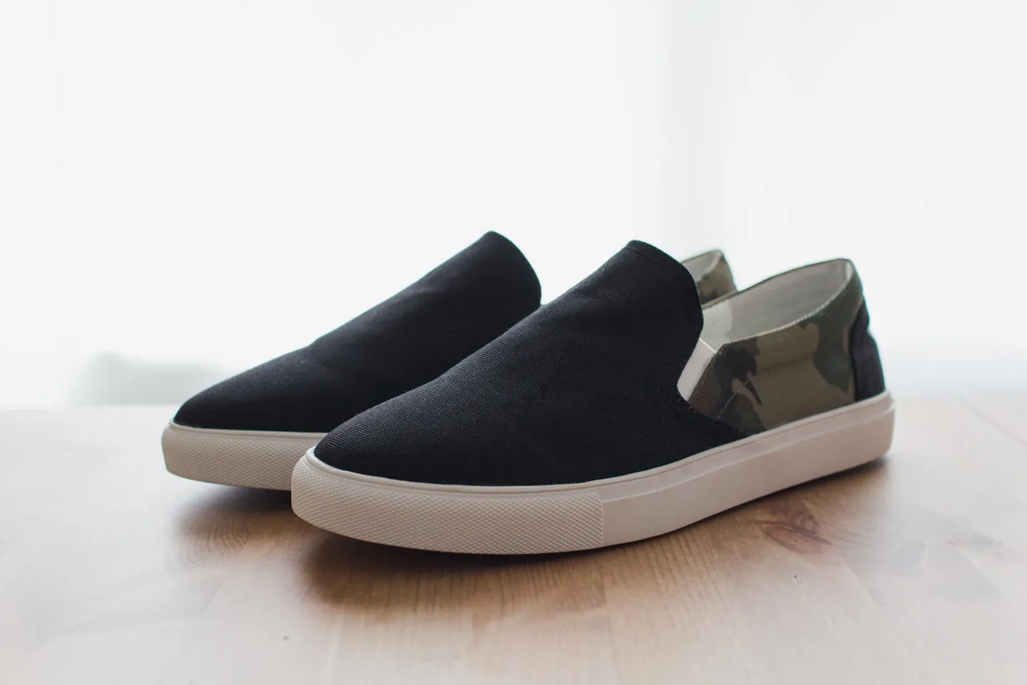 Straight Edge Camo Slip On