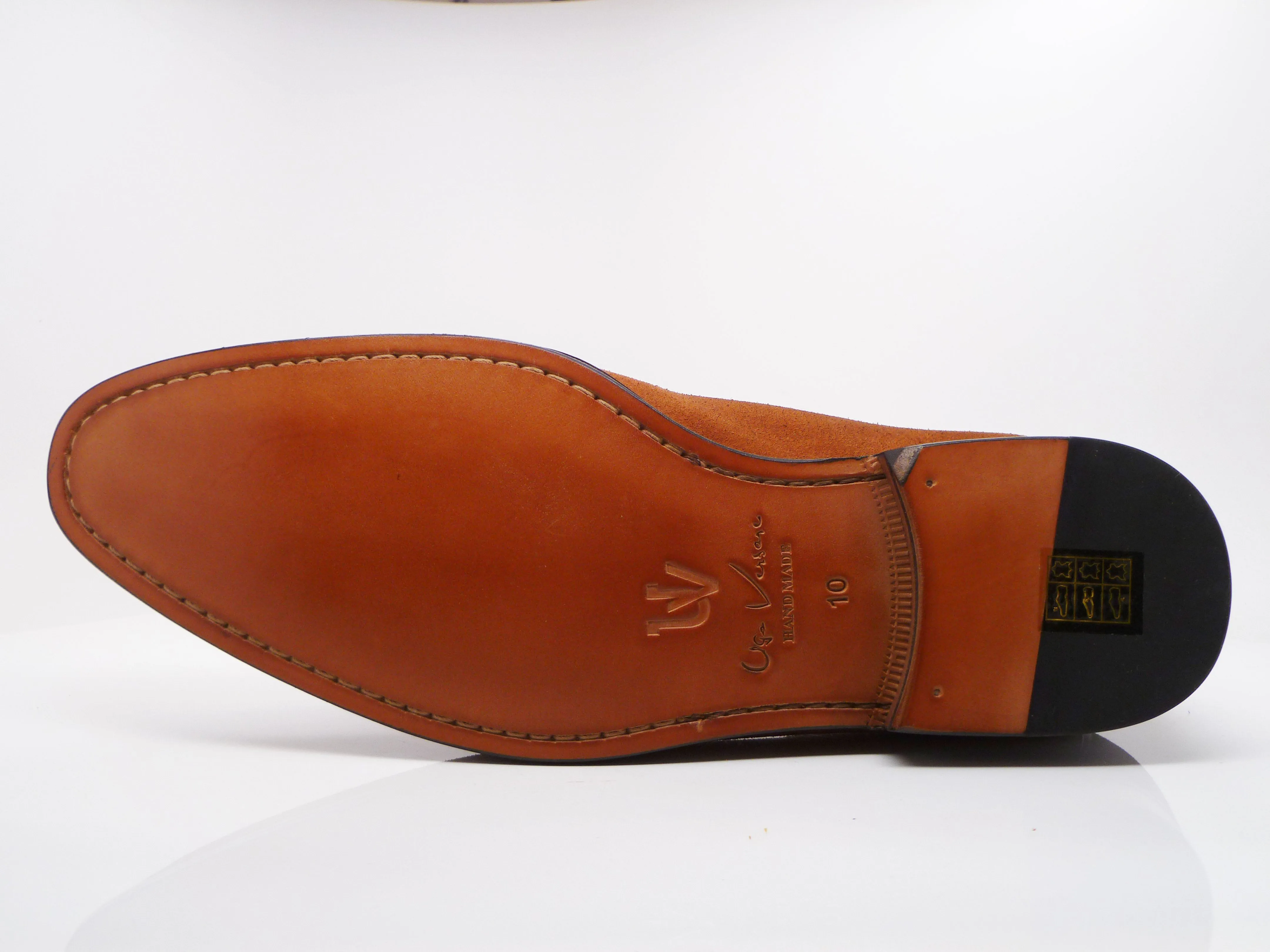 Suede Slip-On Tasseled Loafer Brown
