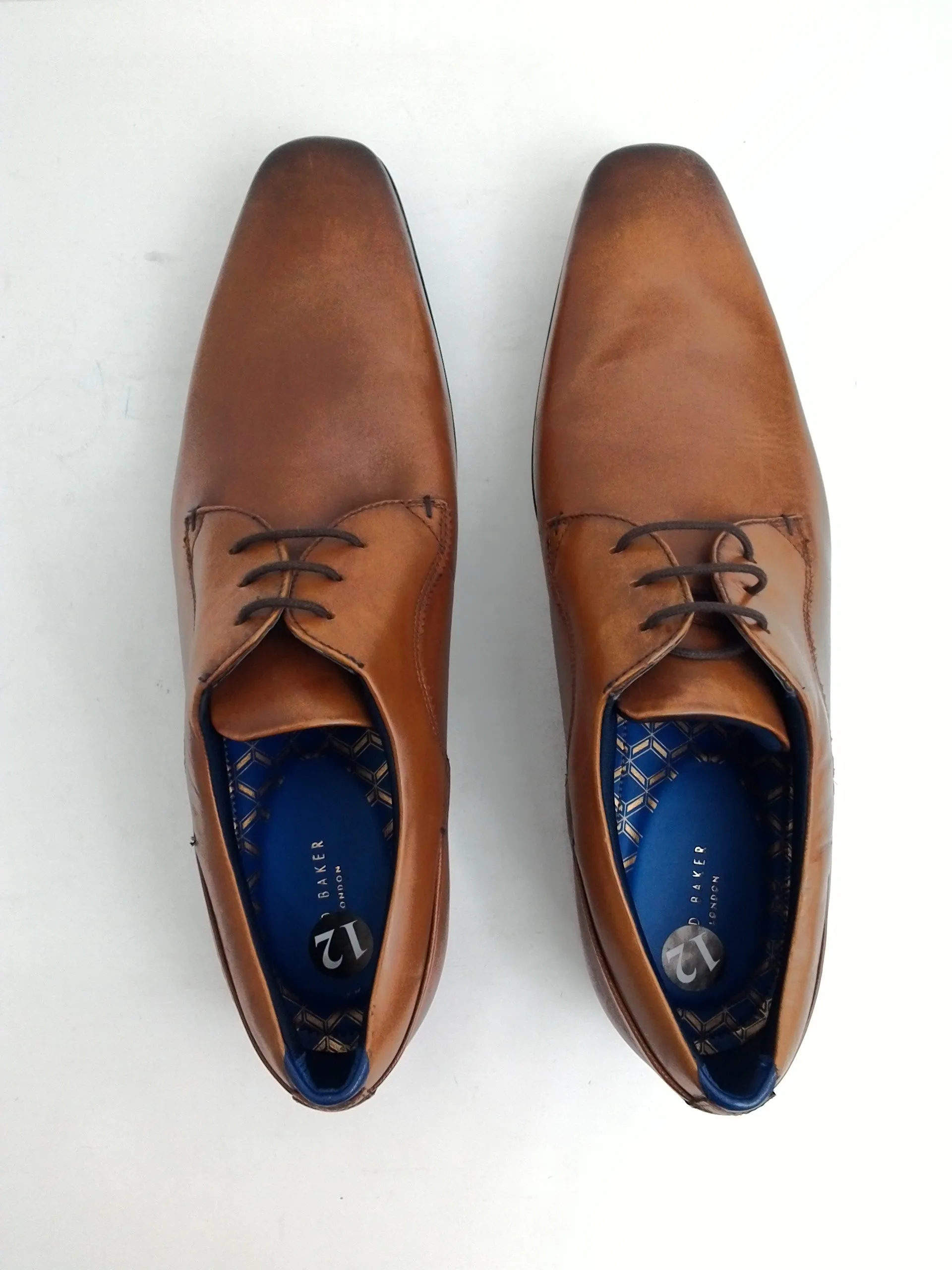 Ted Baker London Men's Tifir Brown Oxford Size 12