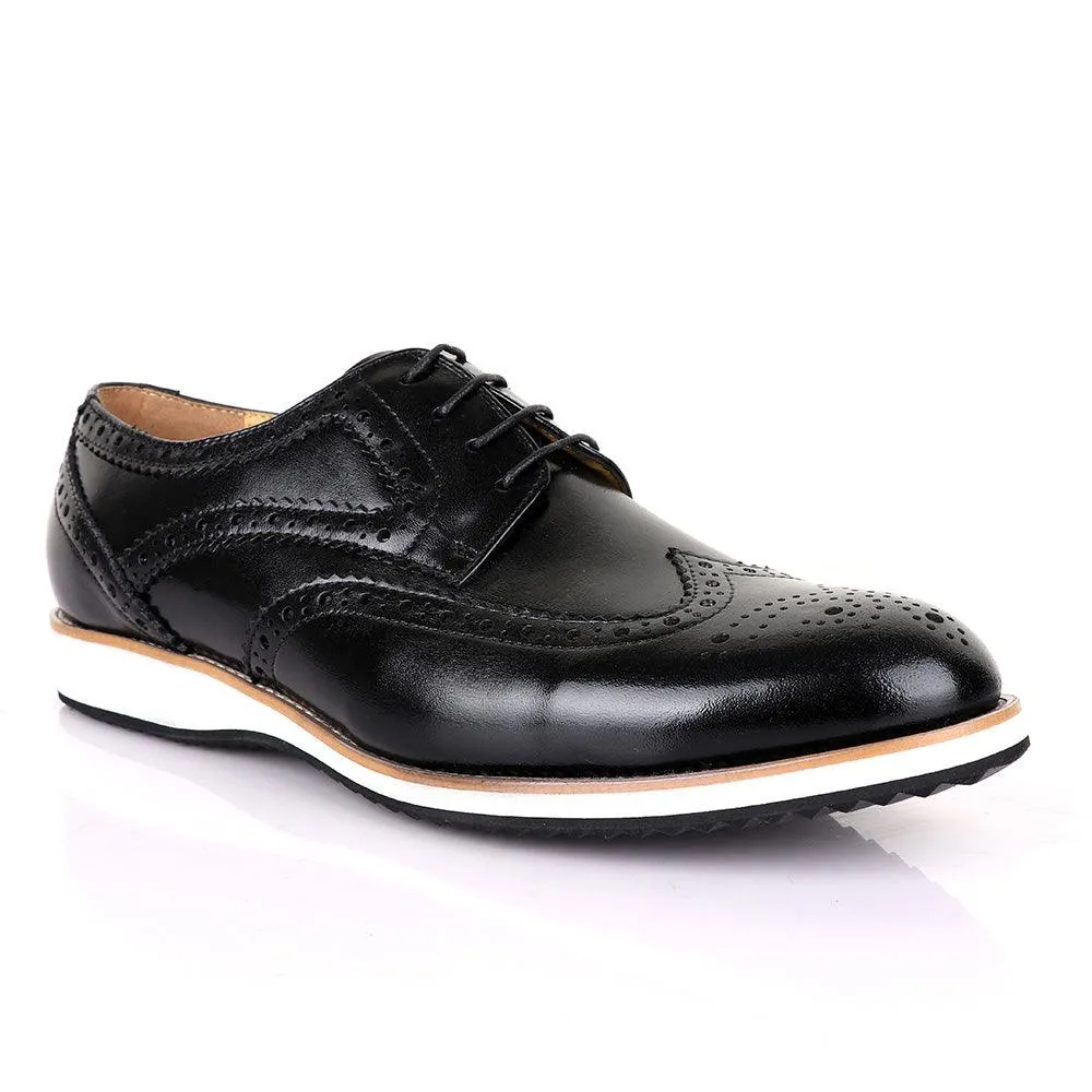 Terry Taylors Classic Oxford Black Leather shoe