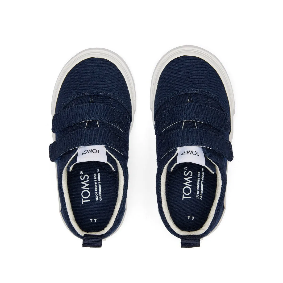 TOMS Fenix Double Strap Tiny - Navy Canvas Sneaker