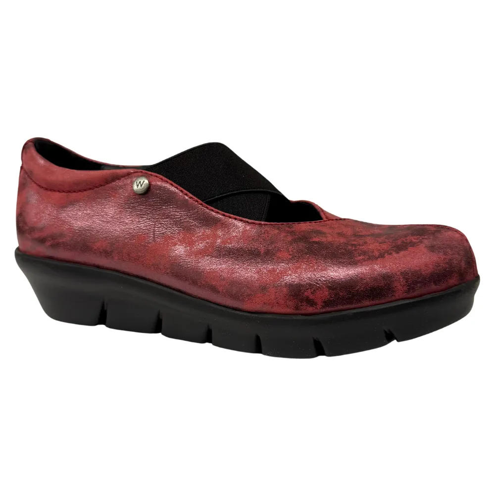 Wolky Cursa Oxblood Amalia Nubuck Shoe (Women's)