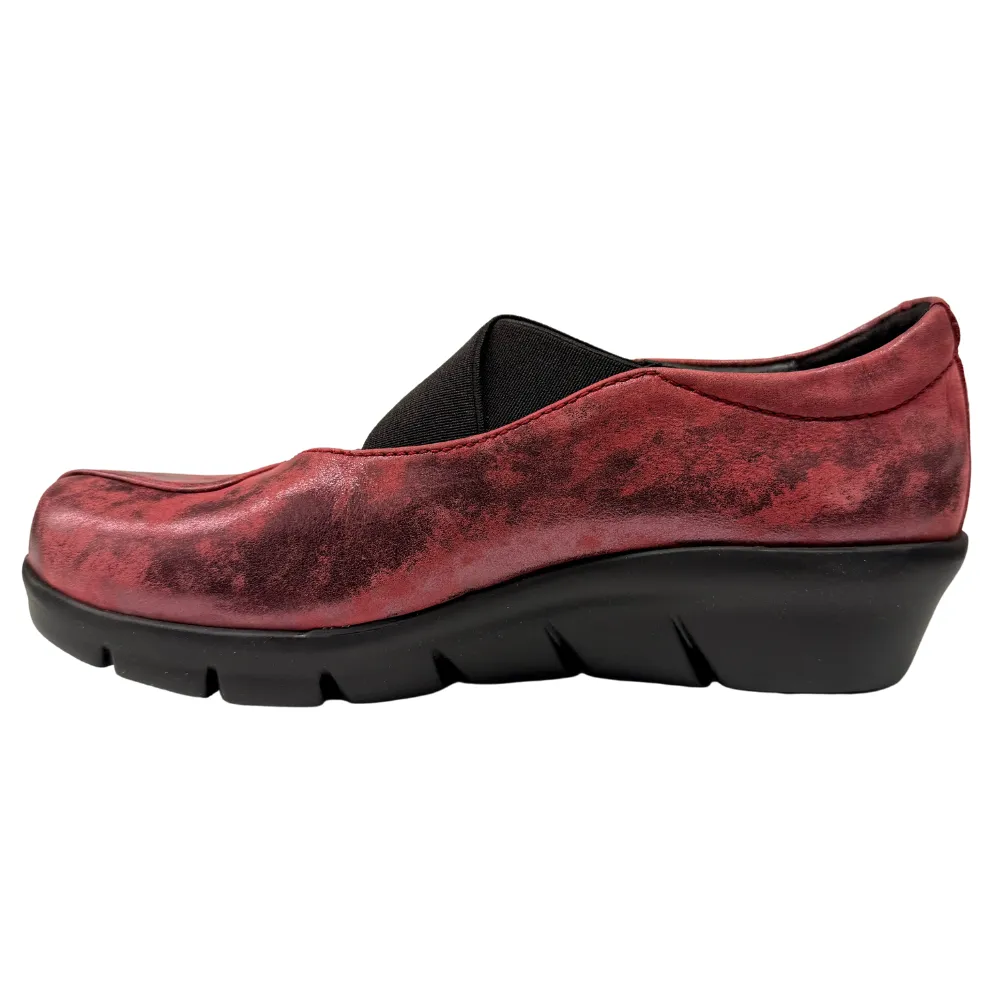 Wolky Cursa Oxblood Amalia Nubuck Shoe (Women's)
