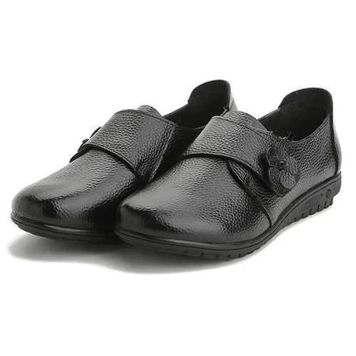 Women Leather Flat Loafers