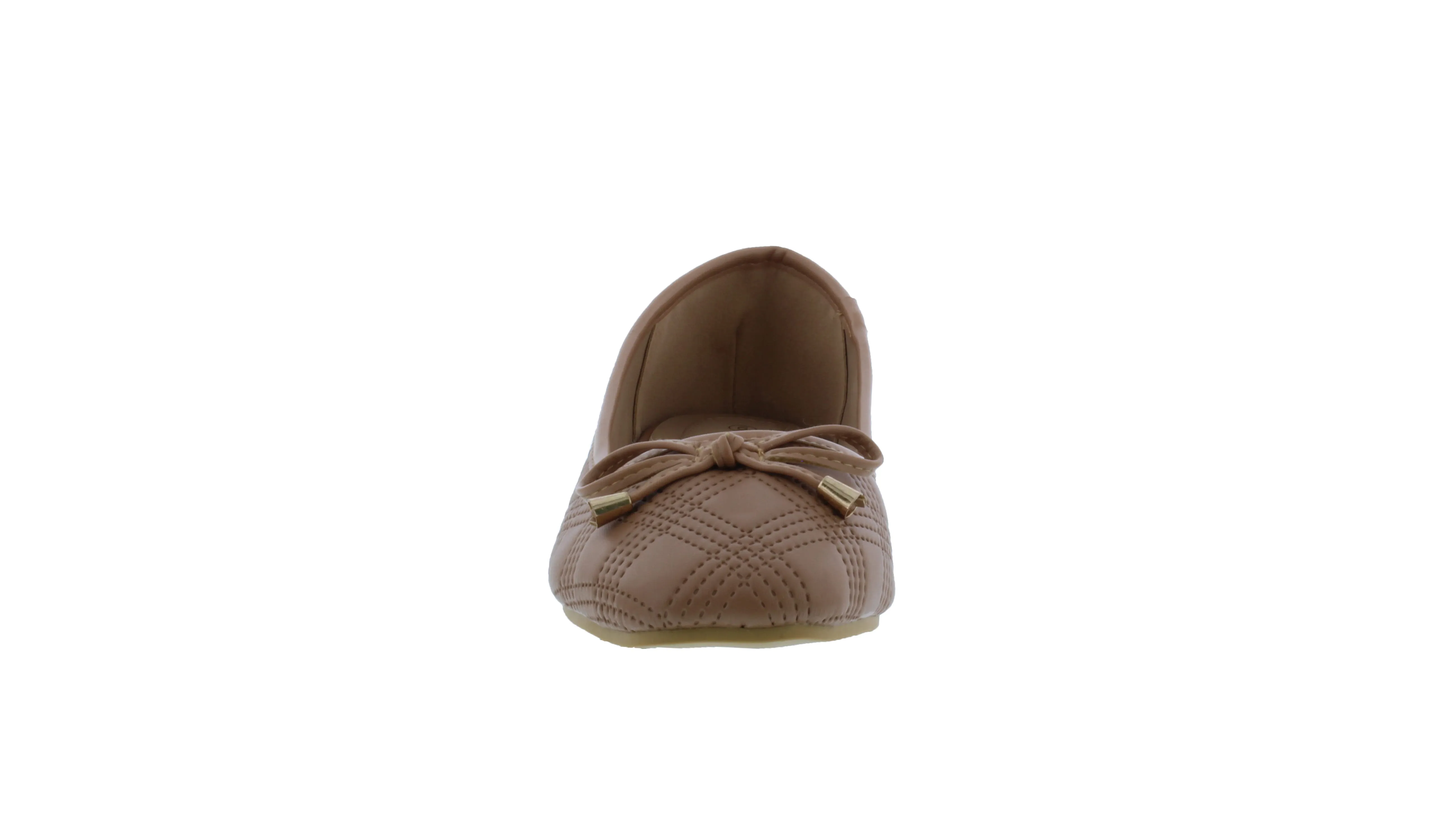 Women Quilted Flat with Rounded Tip