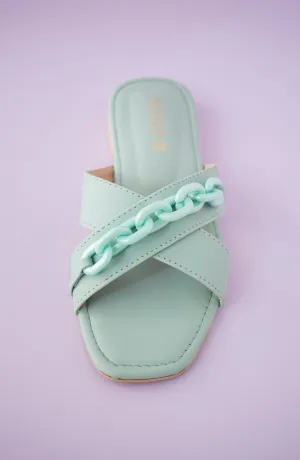 Women Slippers -  BLUE (ORFS-22-002 SKY BLUE)