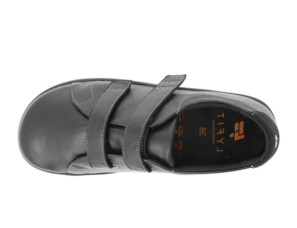Womens Adjustable Scott Black Shoes