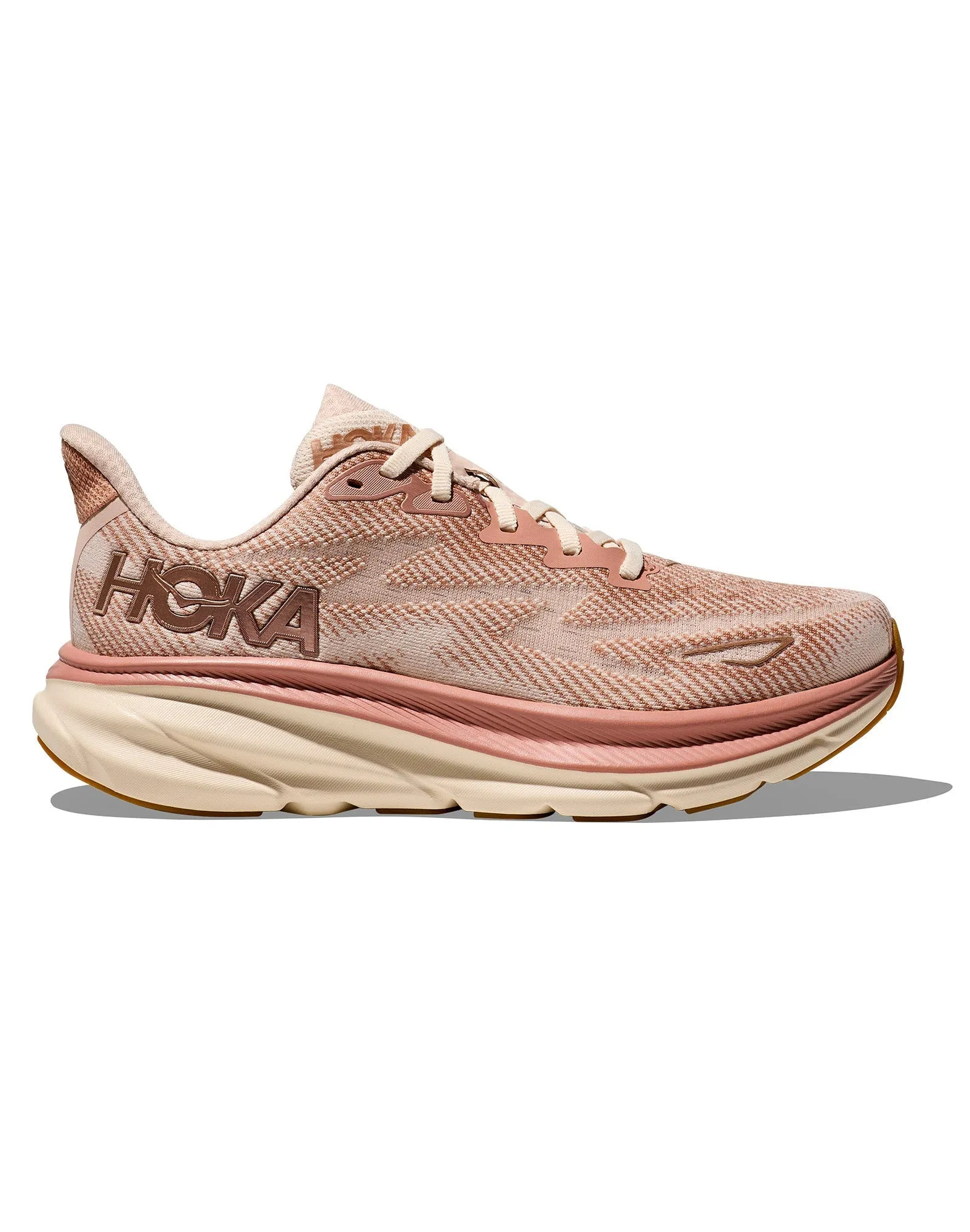 Women's Hoka Clifton 9 Sandstone / Cream
