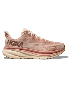 Women's Hoka Clifton 9 Sandstone / Cream