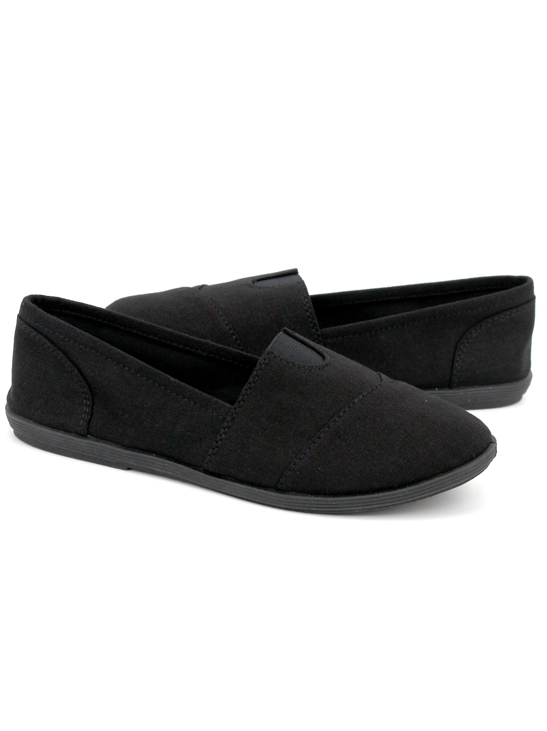 Women's Slip On Casual Shoes,Black