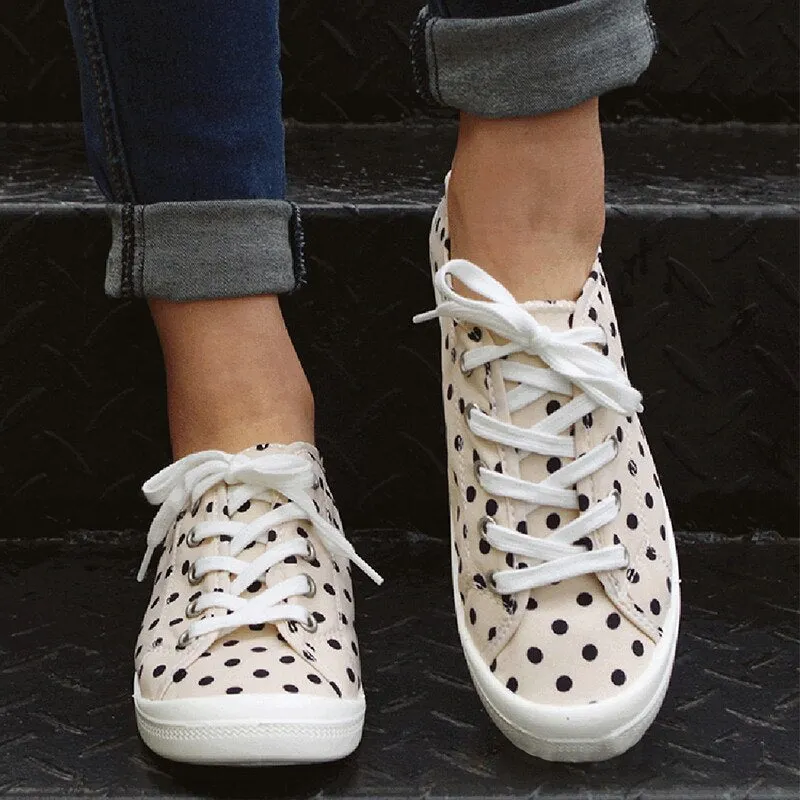 xiangtuibao Women Canvas Shoes Stripe Women Vulcanize Shoes Fashion Casual Shoe Womens Lace Up Flats Women Loafers Size 43 Zapatos Muje