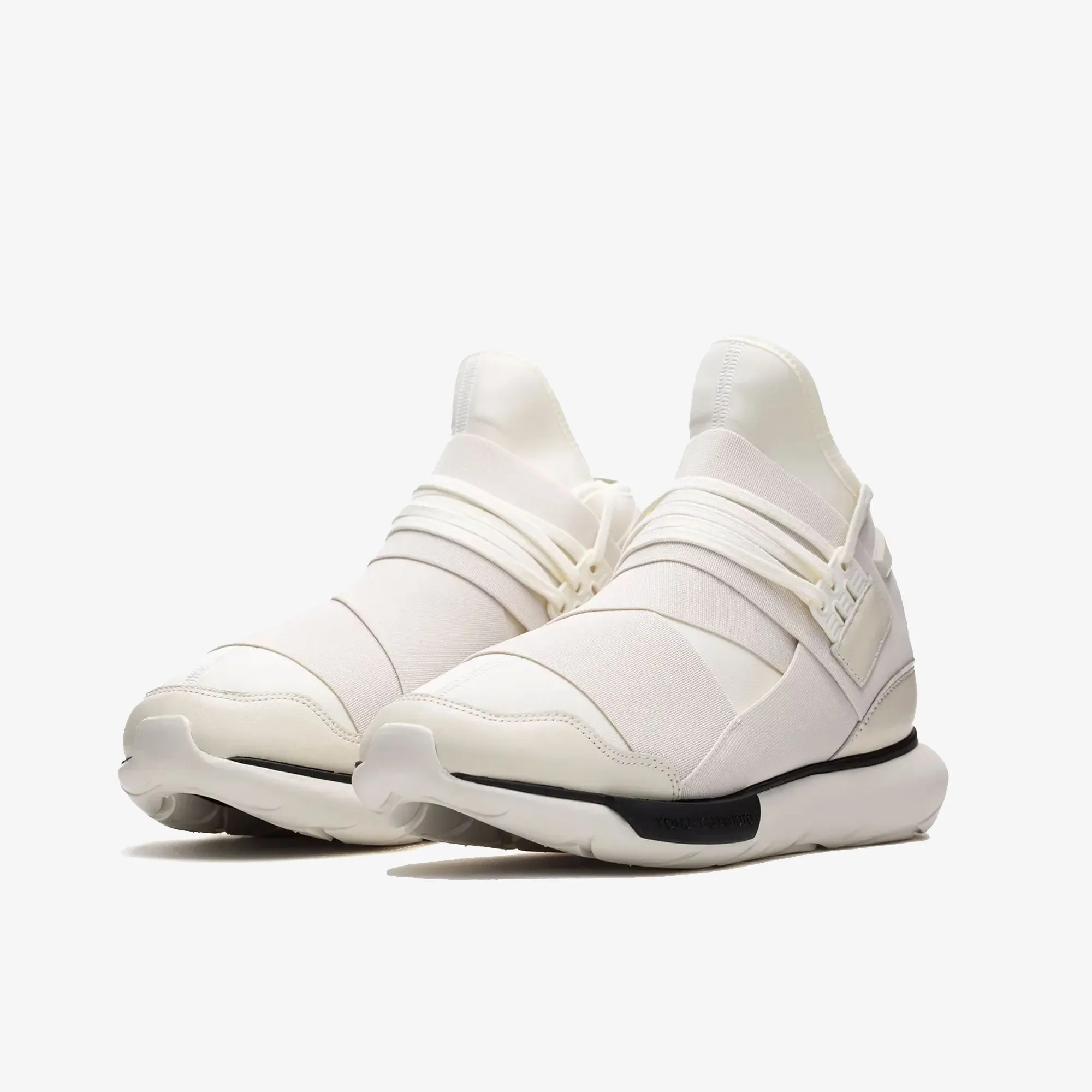 Y-3 | QASA  { OFF WHITE/CREAM WHITE/BLACK
